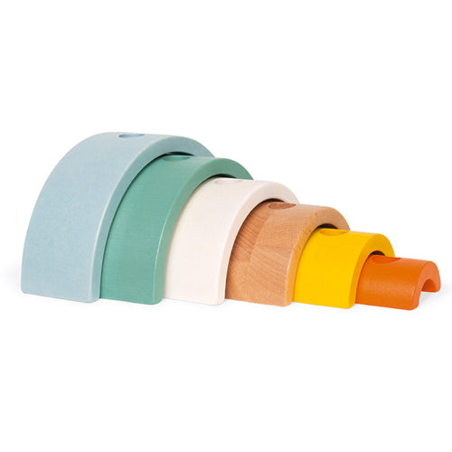 Janod Sweet Cocoon Rainbow Turtle