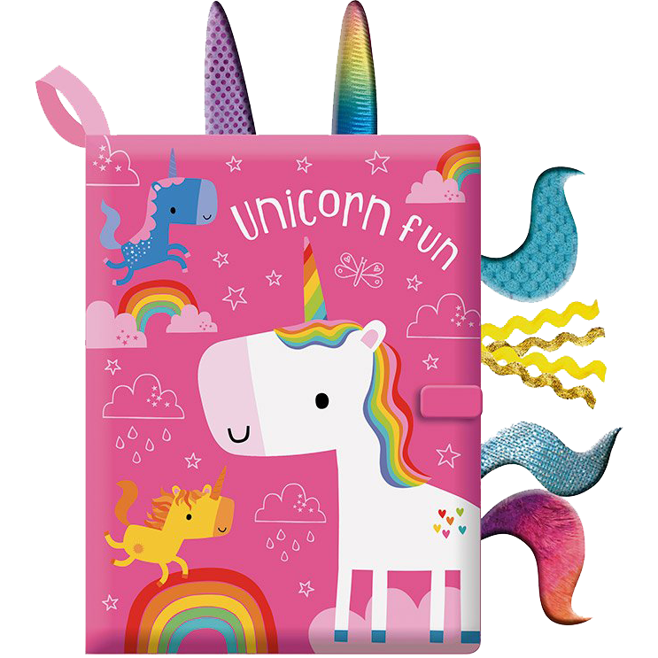 Make Believe Ideas Cloth Book - Unicorn Fun