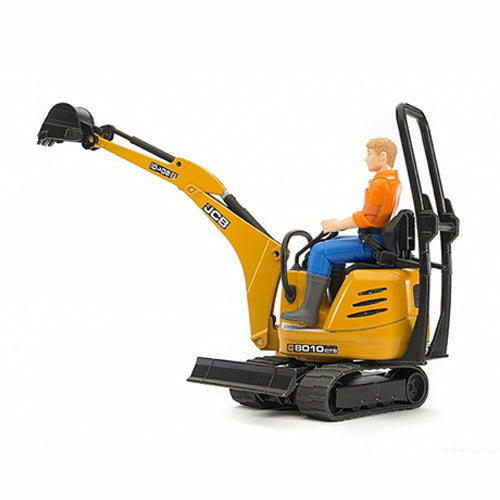 Bruder JCB Micro Excavator 8010 CTS with Worker