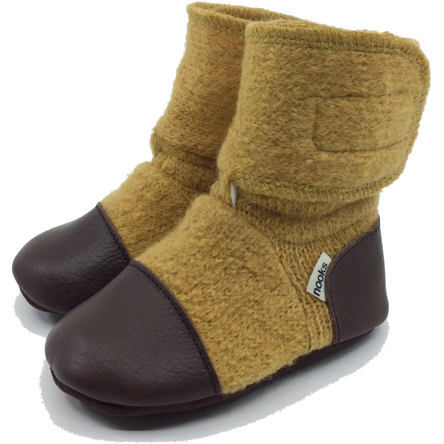 Nooks Design Wheat Booties