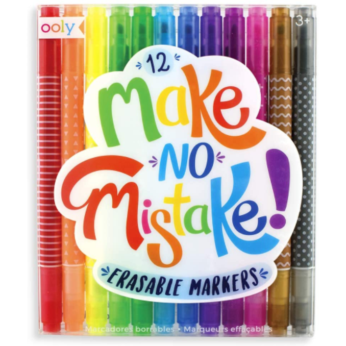 Ooly Make No Mistake Erasable Markers