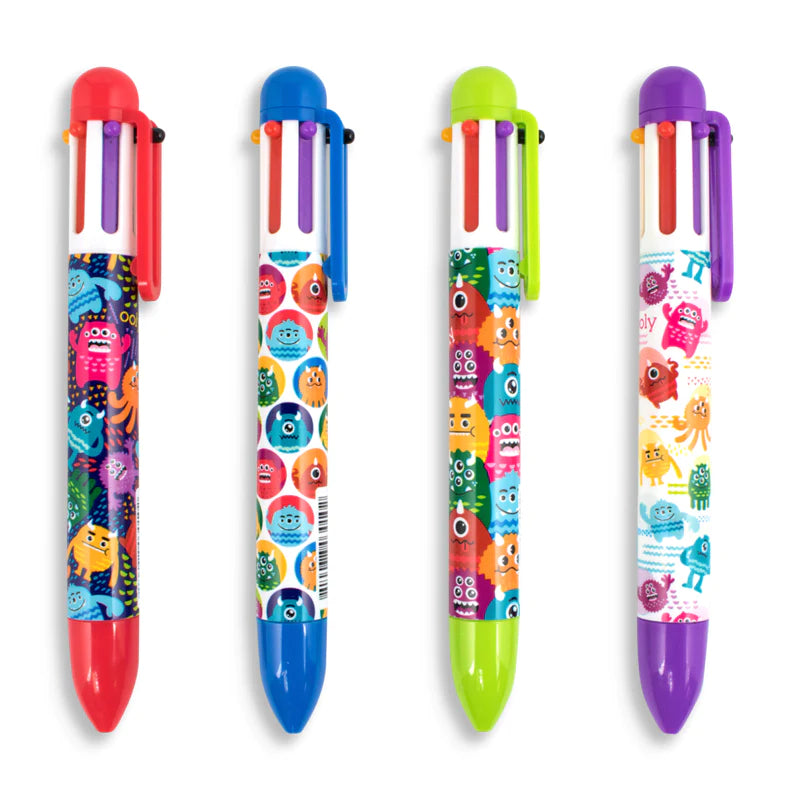 Ooly Monster 6 Click Colour Pens