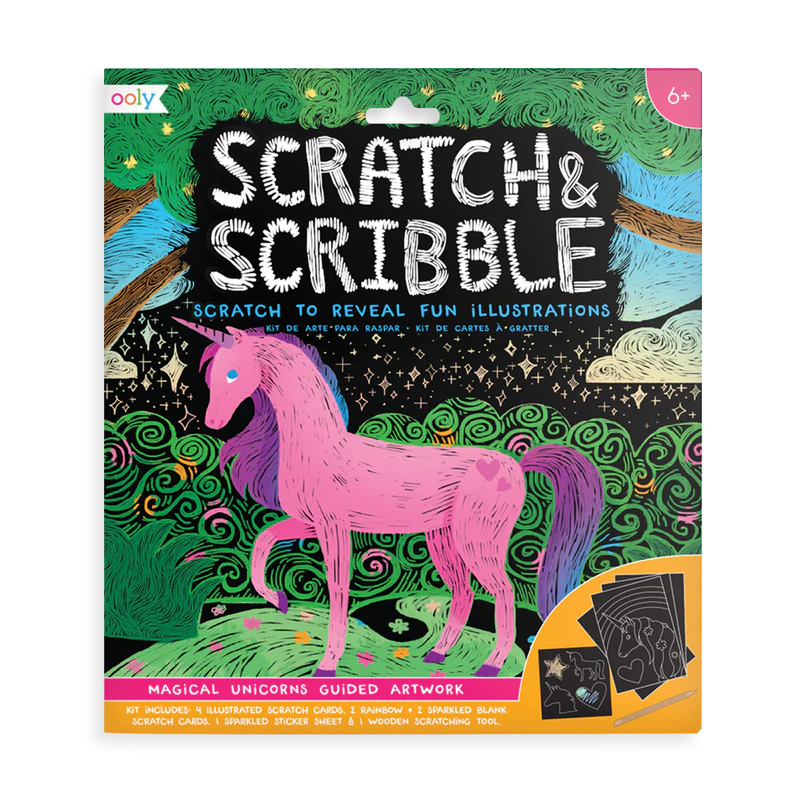 Ooly Scratch and Scribble Magical Unicorns