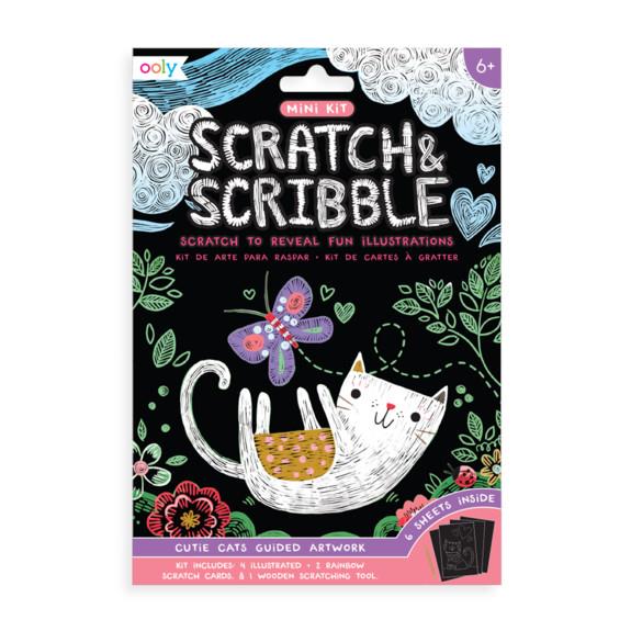 Ooly Scratch and Scribble Mini Cutie Cats
