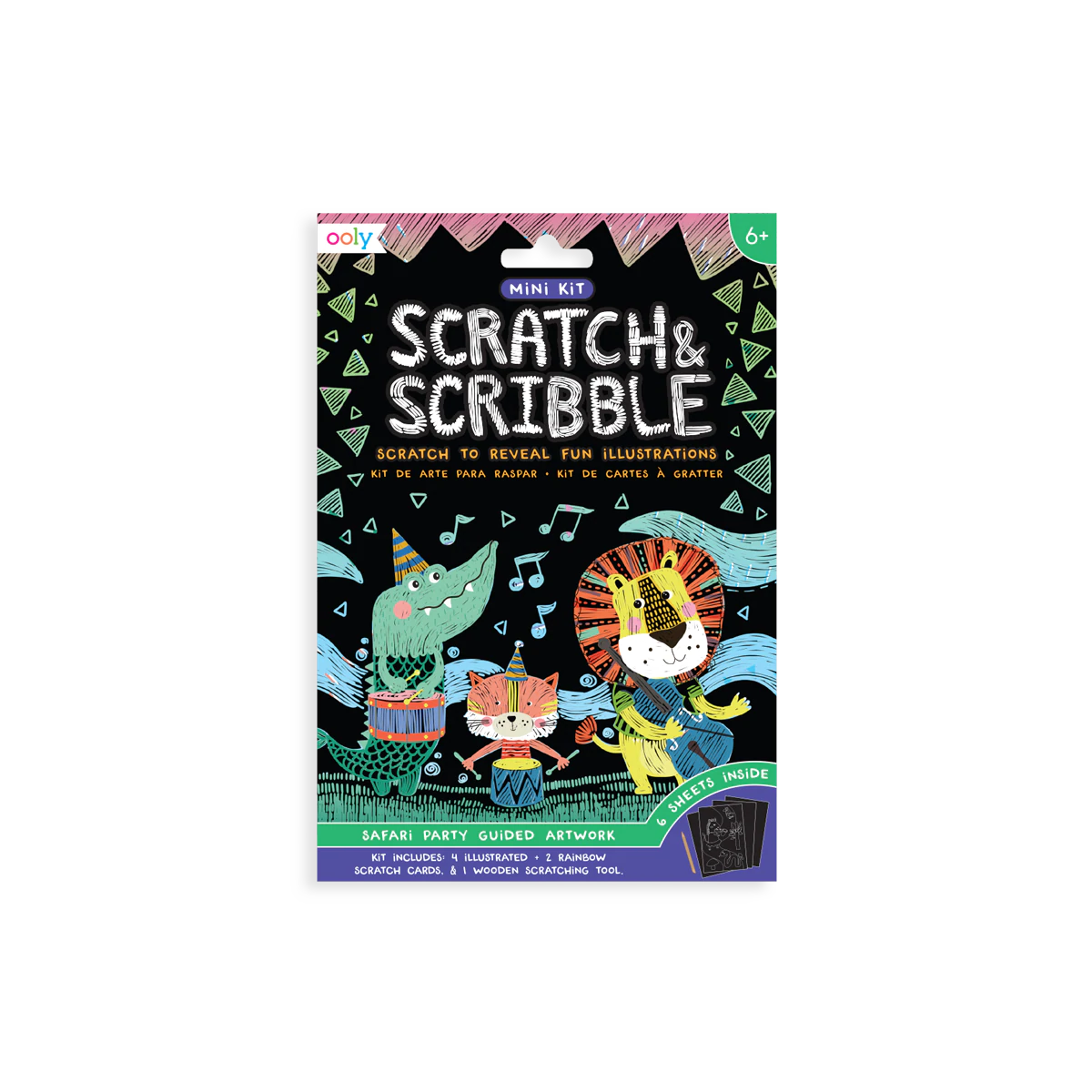 Ooly Scratch and Scribble Mini Safari Party