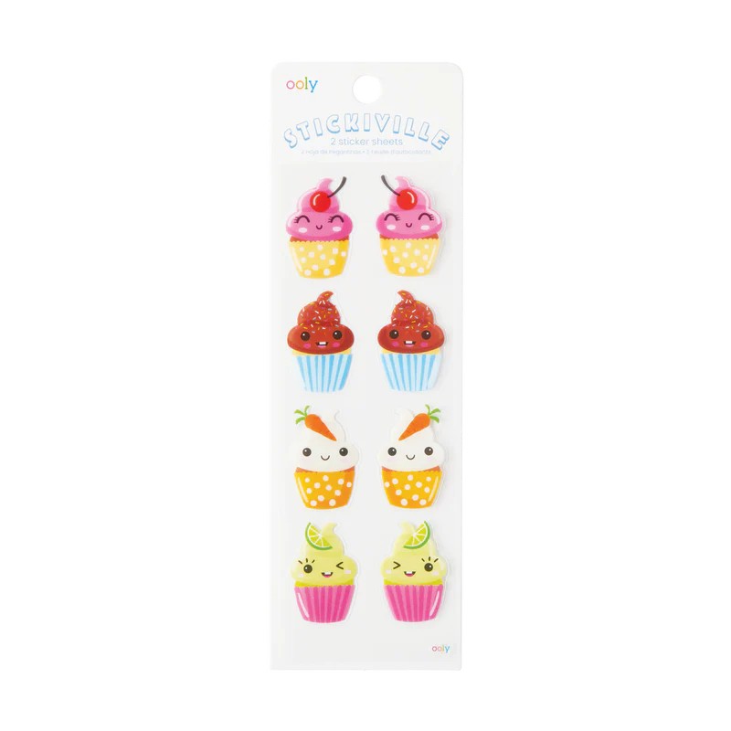 Ooly Stickiville Happy Cupcakes