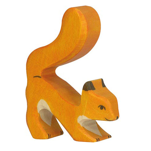 Holztiger Wooden Squirrel - Orange