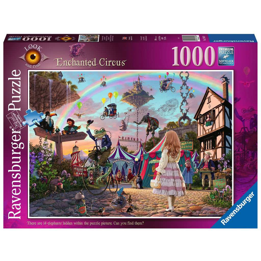 Ravensburger Look & Find Enchanted Circus 1000 Piece Puzzle