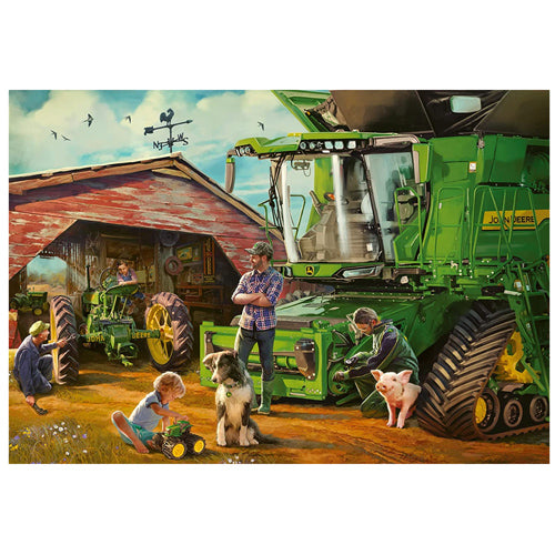Ravensburger John Deere Then & Now 1000 Piece Puzzle