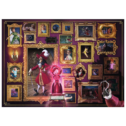 Ravensburger Villainous Captain Hook 1000 Piece Puzzle