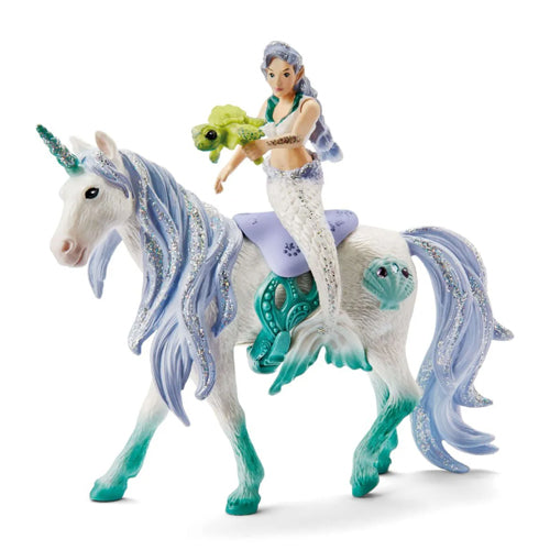 Schleich Bayala Mermaid Riding on Sea Unicorn 42509