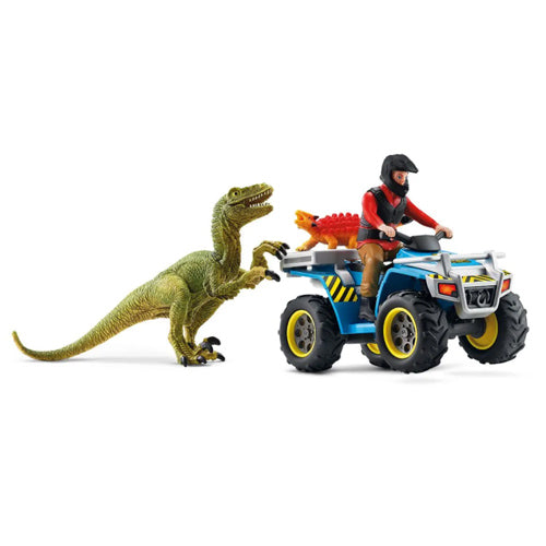 Schleich Dinosaurs Quad Escape from Velociraptor 41466