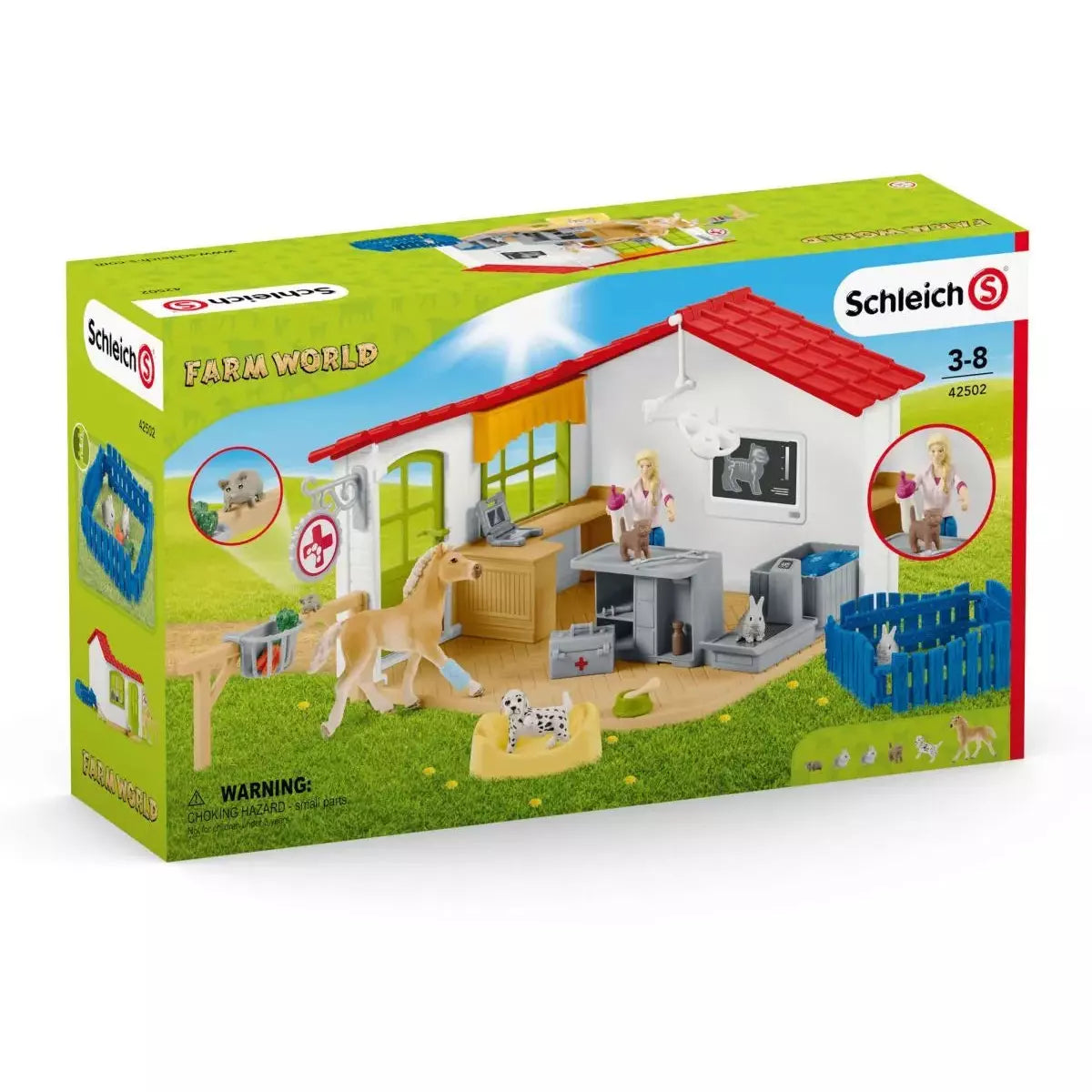 Schleich Farm World Veterinarian Practice with Pets 42502