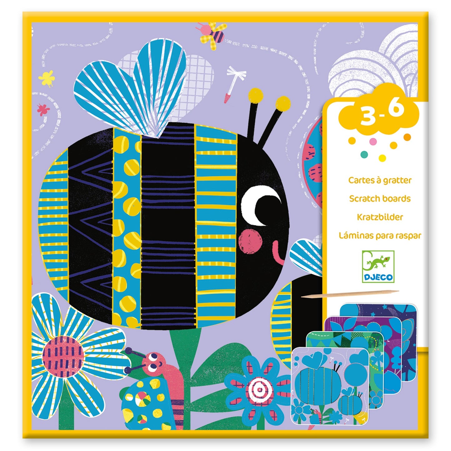 Djeco Scratch Cards Bugs
