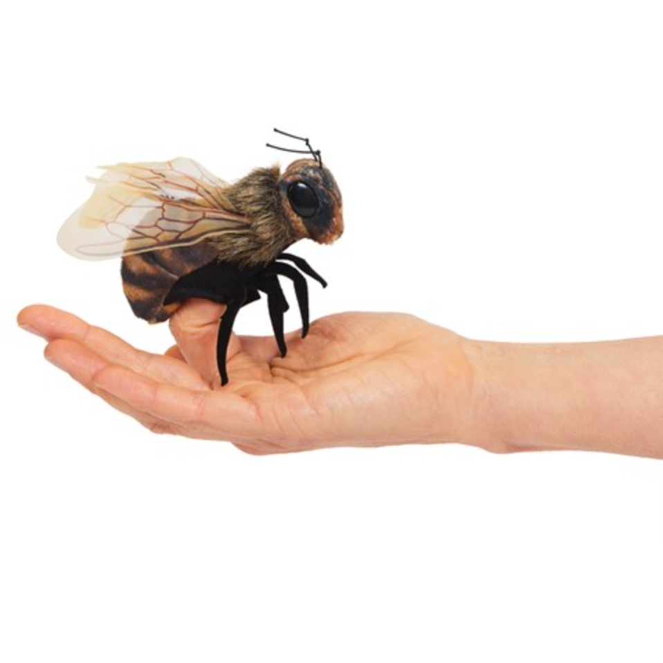 Folkmanis Mini Bee Finger Puppet