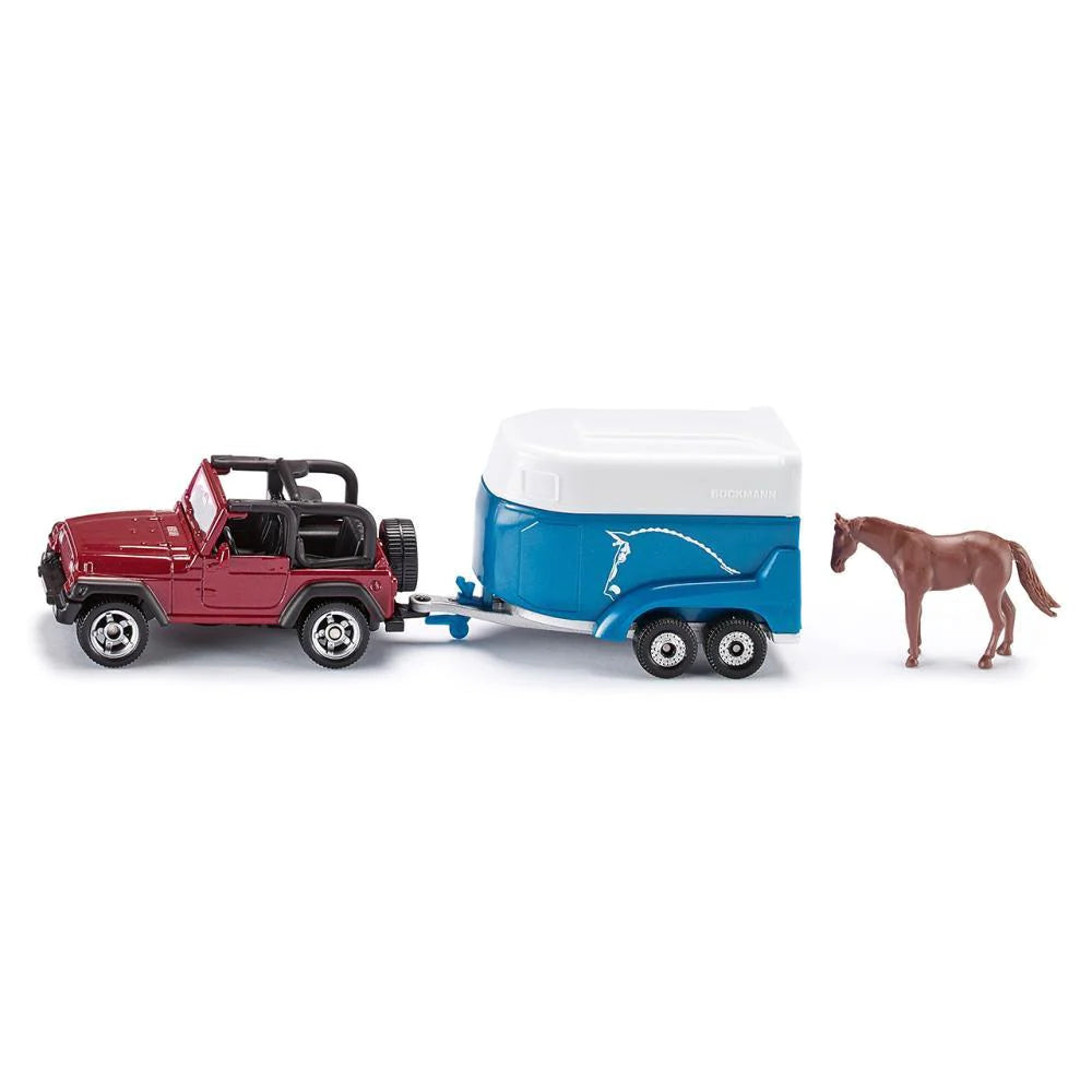 Siku Jeep with Horse Trailer 1651