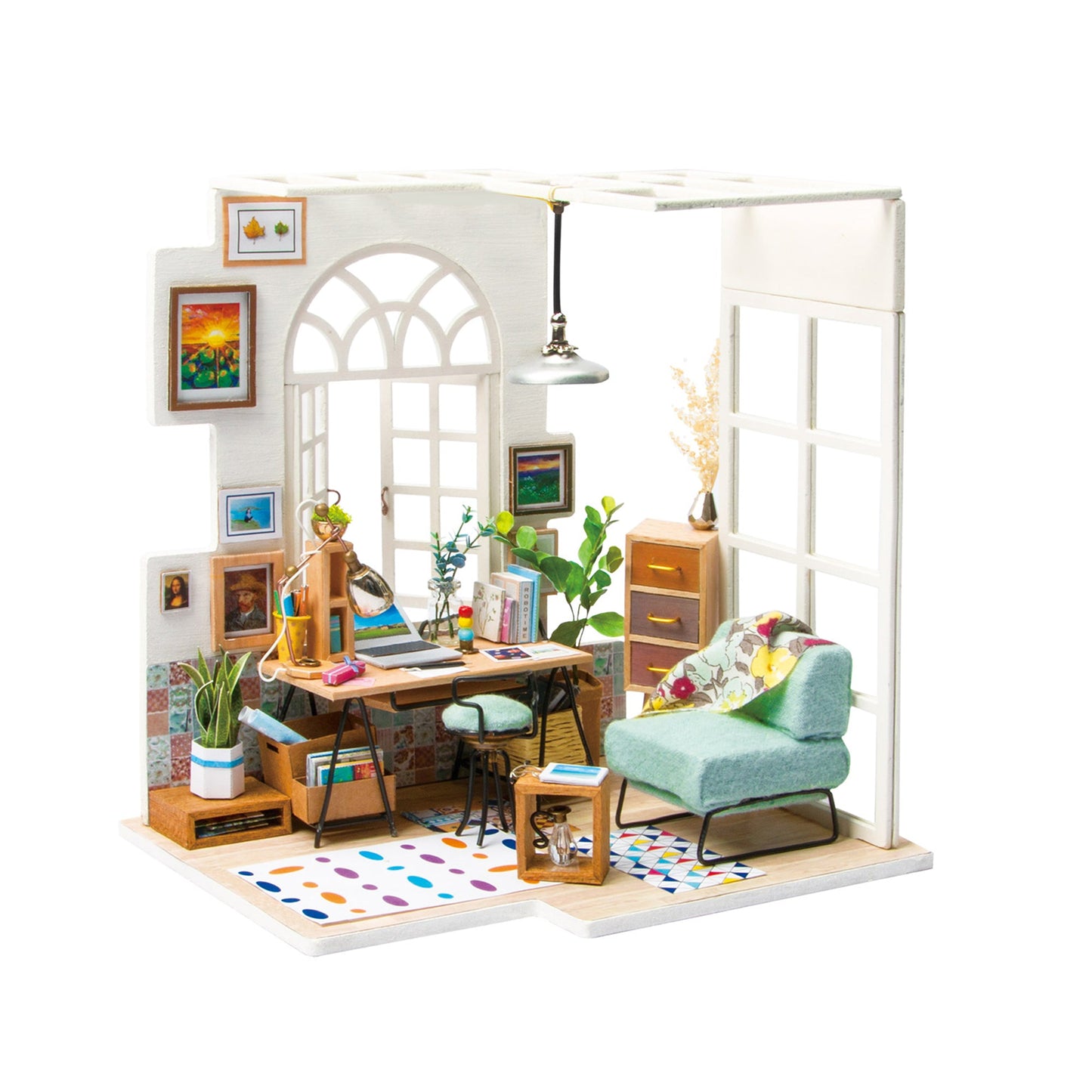 Hands Craft DIY Miniature Dollhouse Kit Soho Time