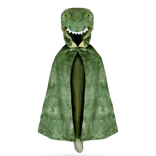 Great Pretenders T-Rex Cape Size 4 - 5 Green