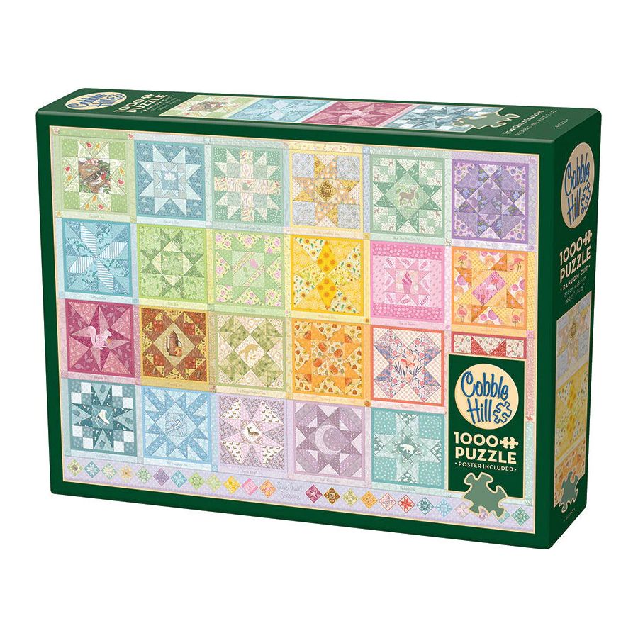 Cobble Hill Star Quilt Seasons 1000 Piece Puzzle