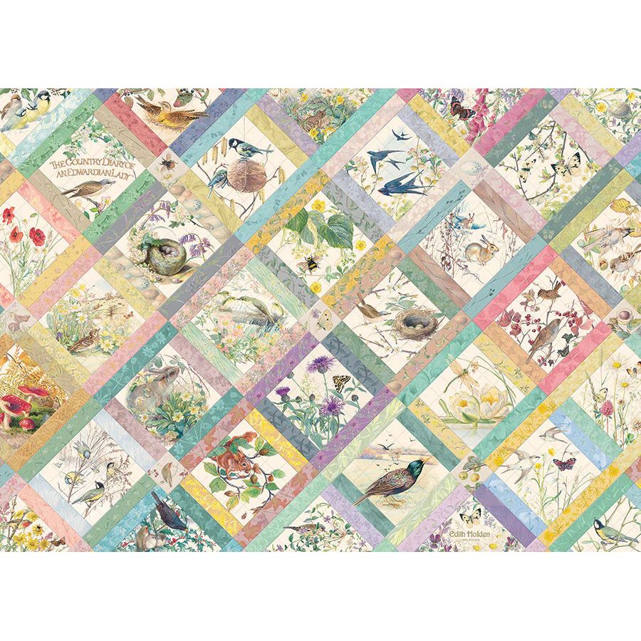 Cobble Hill Country Diary Quilt 1000 Piece Puzzle