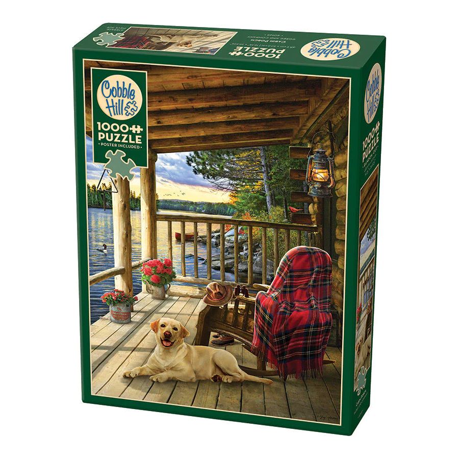 Cobble Hill Cabin Porch 1000 Piece Puzzle