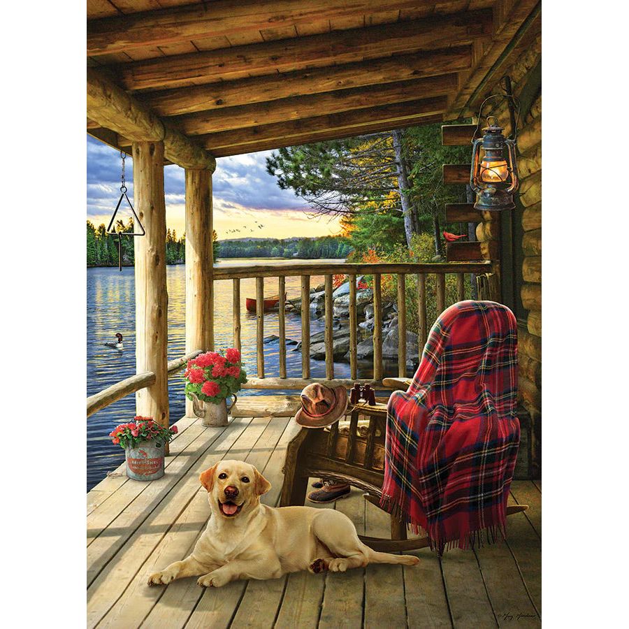 Cobble Hill Cabin Porch 1000 Piece Puzzle