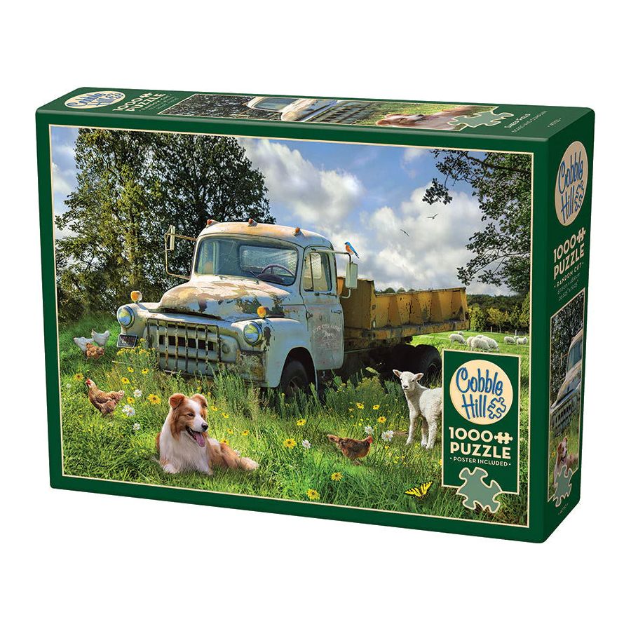 Cobble Hill Sheep Field 1000 Piece Puzzle