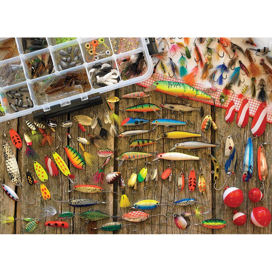 Cobble Hill Fishing Lures 1000 Piece Puzzle