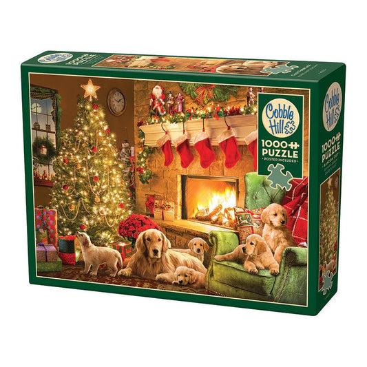 Cobble Hill Cozy Fireplace 1000 Piece Puzzle