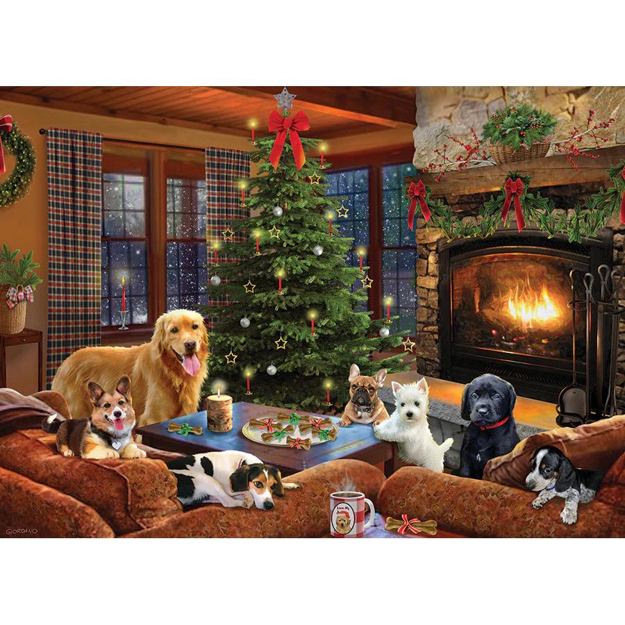 Cobble Hill Furry Festivities 500 Piece Puzzle