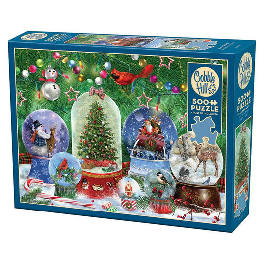 Cobble Hill Snow Globes 500 Piece Puzzle