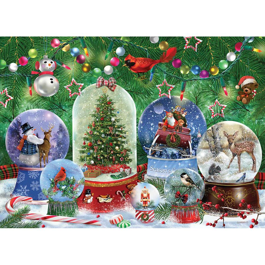 Cobble Hill Snow Globes 500 Piece Puzzle