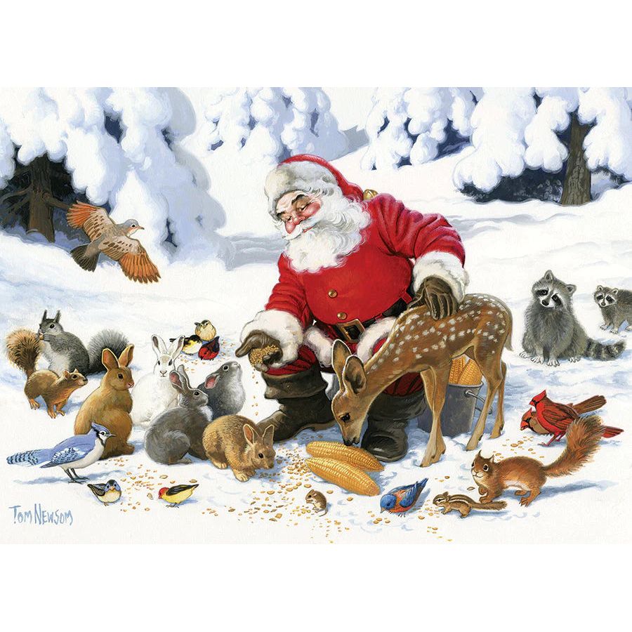 Cobble Hill Santa Claus and Friends Family Pieces 350 Piece Puzzle