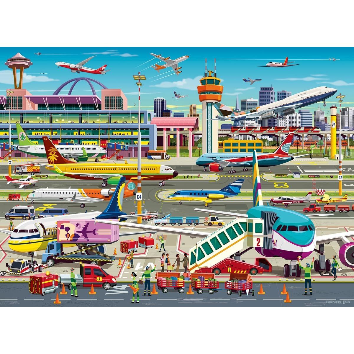 Ravensburger Airport Central 150 Piece Puzzle