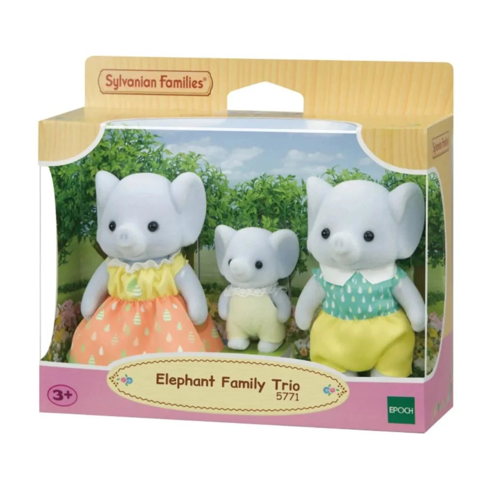 Calico Critters Elephant Family Trio