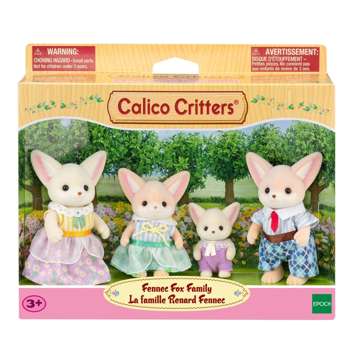 Calico Critters Fennic Fox Family