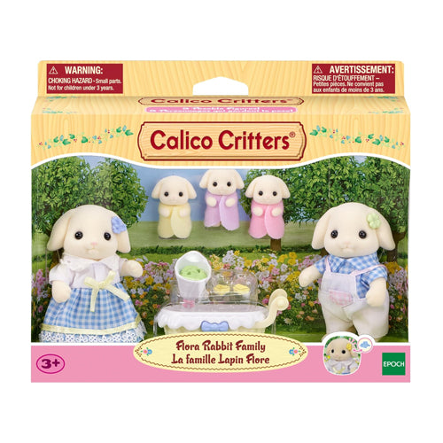 Calico Critters Flora Rabbit Family