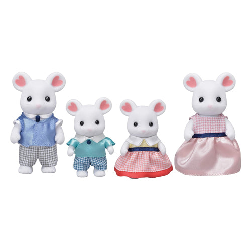 Calico Critters Marshmallow Mouse Family