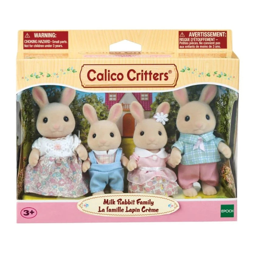 Calico Critters Milk Rabbit Family