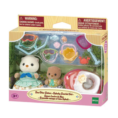 Calico Critters Sea Otter Sisters - Splashy Snorkel Set