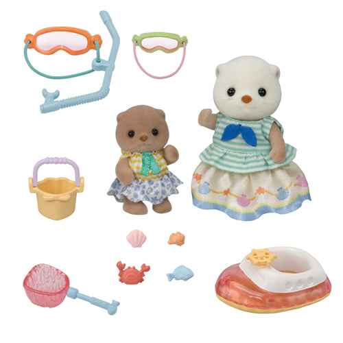 Calico Critters Sea Otter Sisters - Splashy Snorkel Set