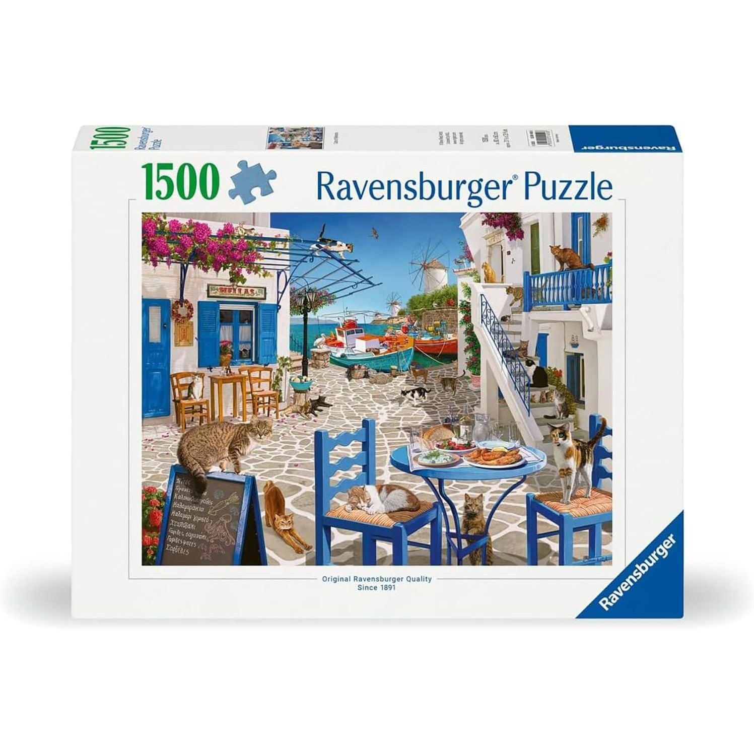 Ravensburger Cats of Mykonos Puzzle 1500 pc