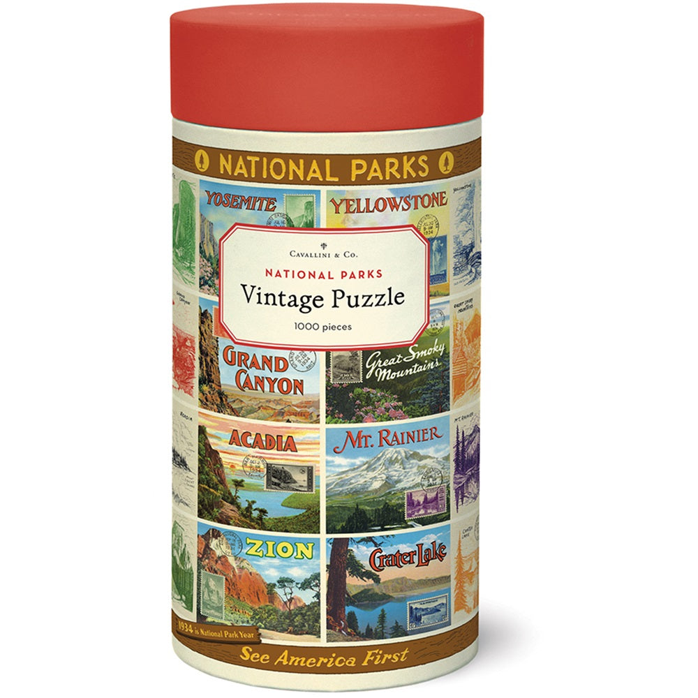 Cavallini & Co. - National Parks 2 1000 Piece Puzzle