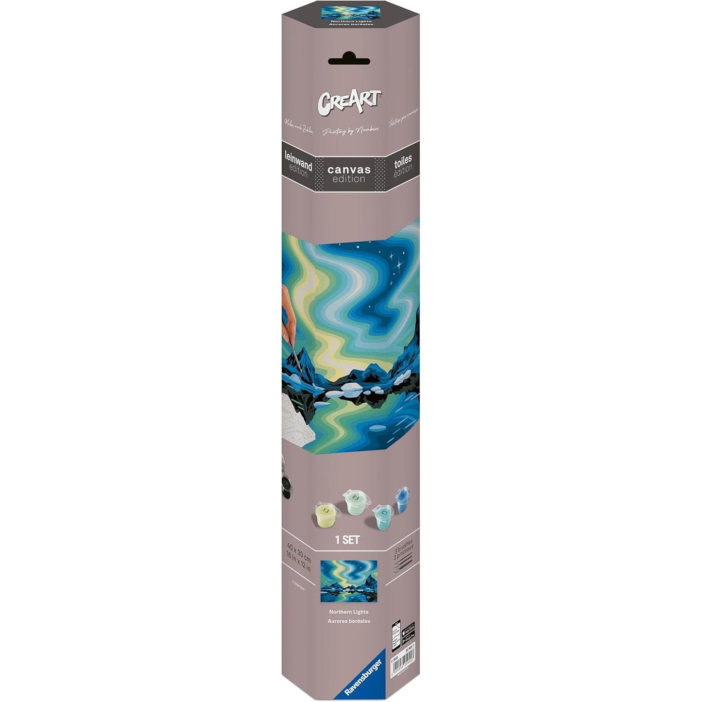 Ravensburger CreArt Canvas Edition: Northern Lights