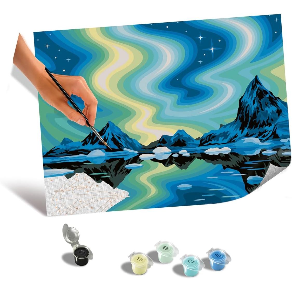 Ravensburger CreArt Canvas Edition: Northern Lights