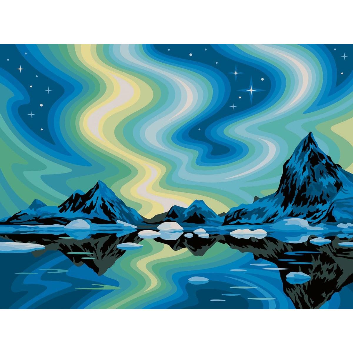 Ravensburger CreArt Canvas Edition: Northern Lights