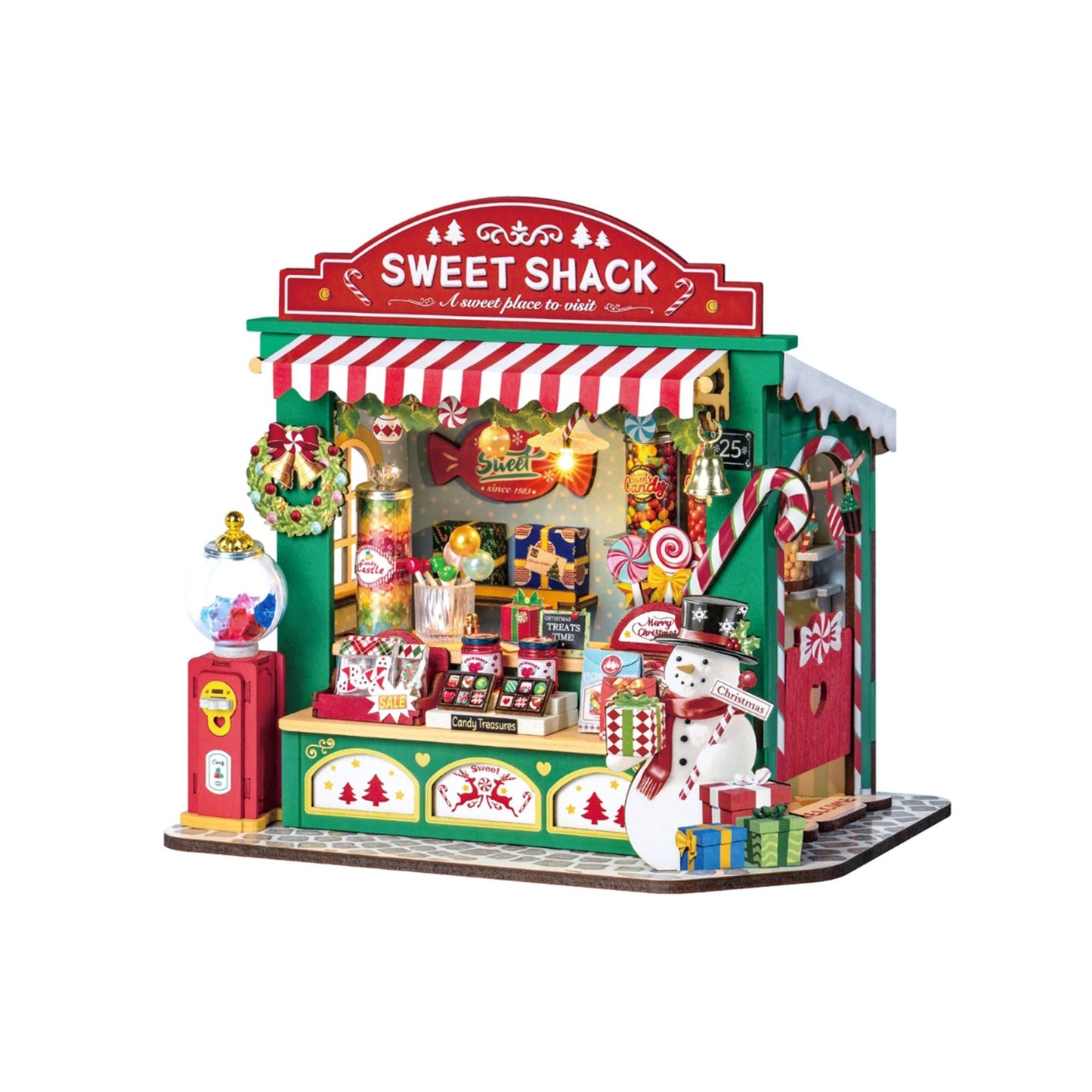 Rolife DIY Miniature House Christmas Candy Stand