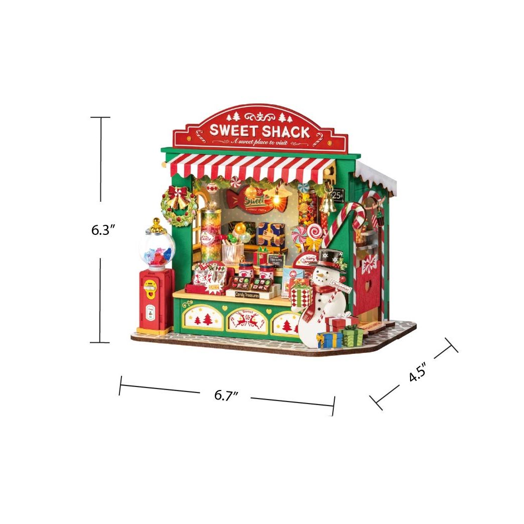 Rolife DIY Miniature House Christmas Candy Stand