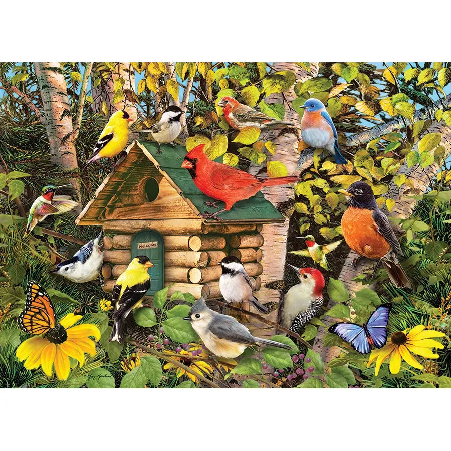 Cobble Hill Bird Cabin 1000 Piece Puzzle