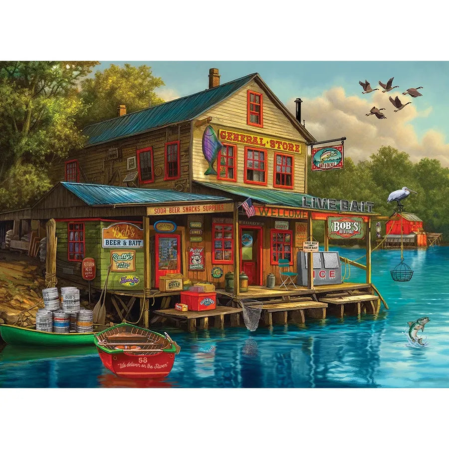 Cobble Hill Bob's Beer and Bait 1000 Piece Puzzle